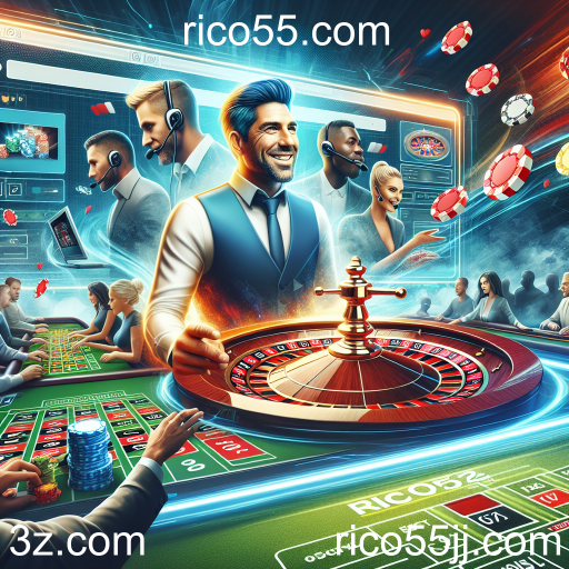 A Experiência Imersiva do Cassino ao Vivo no rico55.com